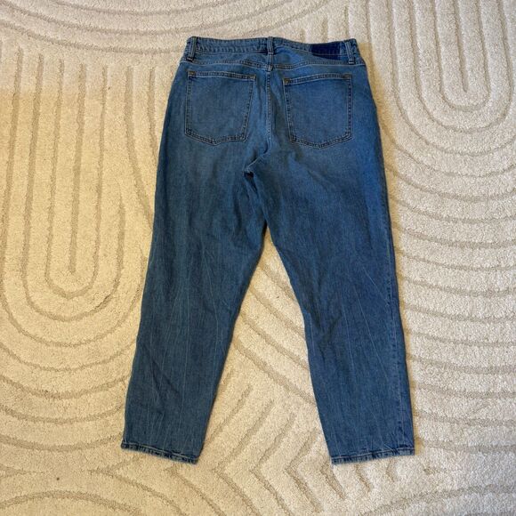Abercrombie & Fitch Curve Love The Mom High Rise Jeans Size 14 - Picture 7 of 10